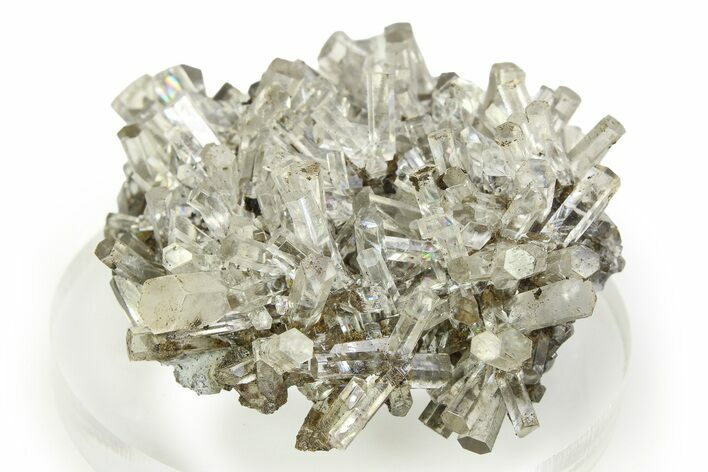 Glassy Hexagonal Calcite Crystal Cluster - China #351362